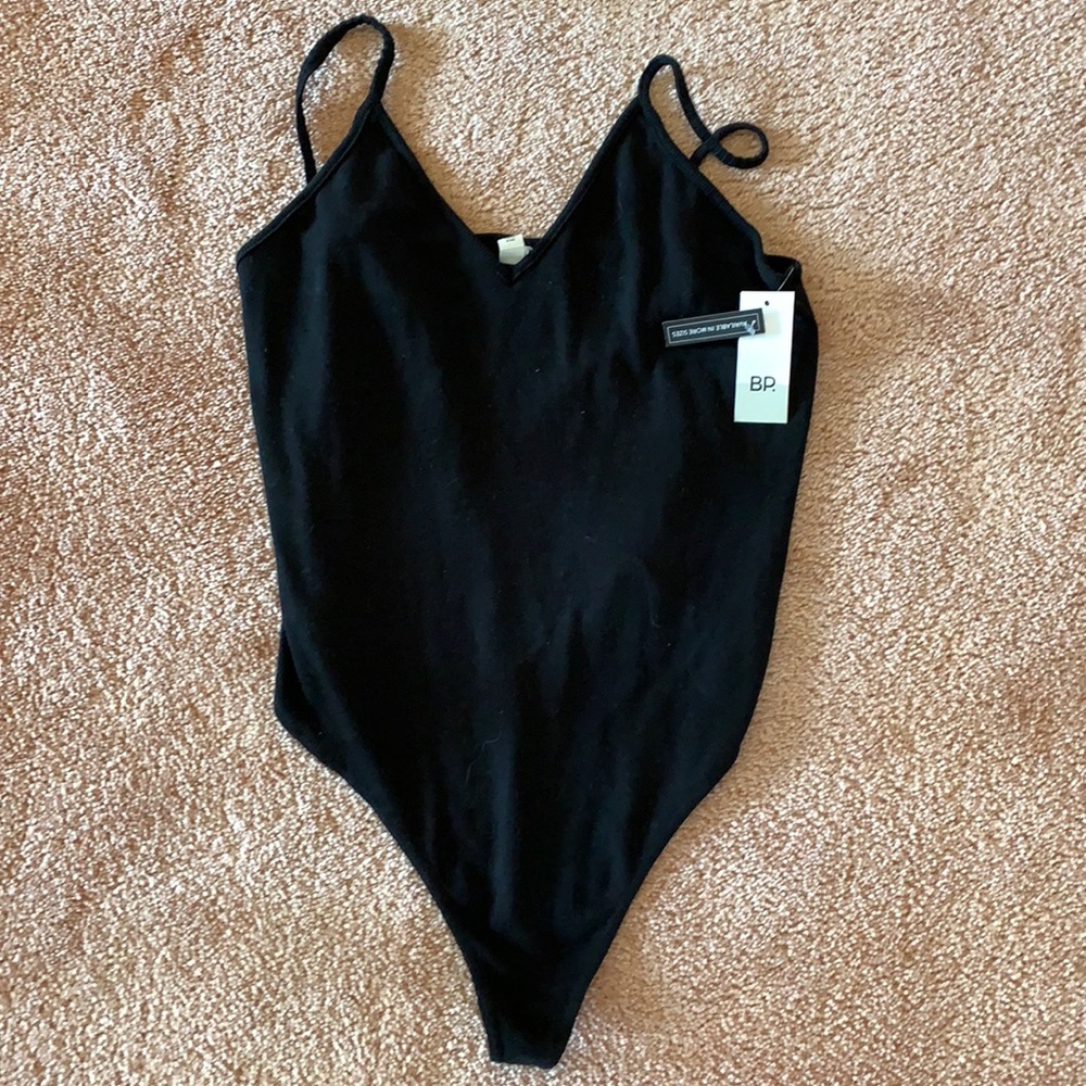 Women’s black tank body suit